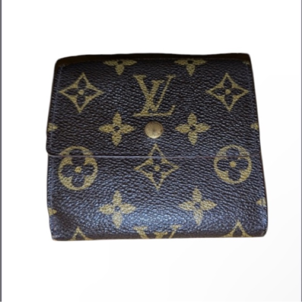 Authentic LOUIS VUITTON Portefeuille Elise Trifold Wallet Monogram #TH1908 - Picture 13 of 14